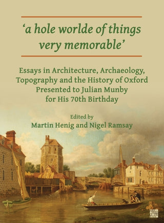 Cover image for 9781803277042 - ‘a hole worlde of things very memorable’