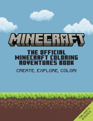 Supplemental image for 9781803363851 - The Official Minecraft Colouring Adventures Book