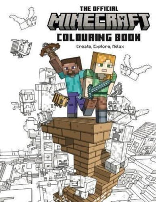 Cover image for 9781803363868 - The Official Minecraft Colouring Book