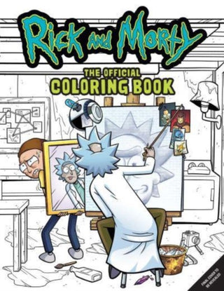 Cover image for 9781803365985 - Rick and Morty: Sometimes Science Is More Art Than Science: The Official Colouring Book