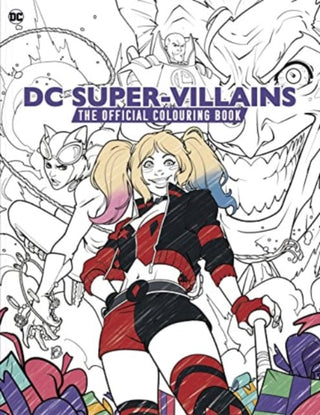Cover image for 9781803367002 - DC: Super-Villains: The Official Colouring Book