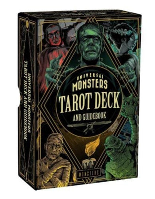 Cover image for 9781803367163 - Universal Monsters Tarot Deck and Guidebook