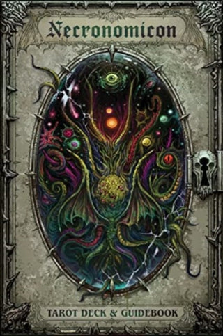 Cover image for 9781803367217 - Necronomicon Tarot Deck and Guidebook