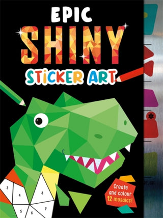 Supplemental image for 9781803681375 - Epic Shiny Sticker Art