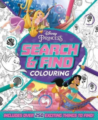 Cover image for 9781803684529 - Disney Princess: Search & Find Colouring