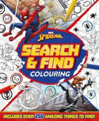 Cover image for 9781803684536 - Marvel Spider-Man: Search & Find Colouring