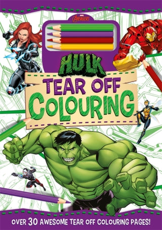 Cover image for 9781803684888 - Marvel Avengers Hulk: Tear Off Colouring
