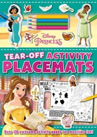 Cover image for 9781803686110 - Disney Princess: Tear-Off Activity Placemats