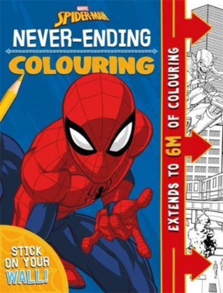 Cover image for 9781803686165 - Marvel Spider-Man: Never-Ending Colouring