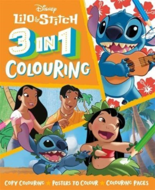 Cover image for 9781803686806 - Disney Lilo & Stitch: 3 in 1 Colouring