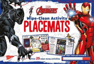 Cover image for 9781803687100 - Marvel Avengers: Wipe-clean Activity Placemats