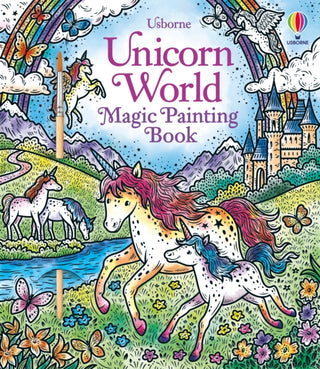 Supplemental image for 9781803701103 - Unicorn World Magic Painting Book