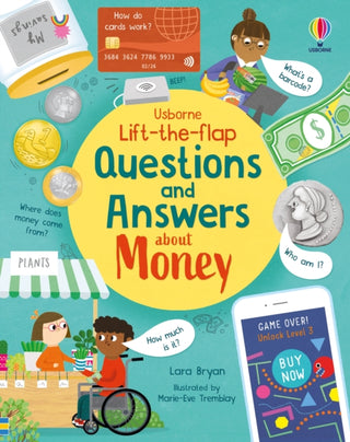 Cover image for 9781803702513 - Lift-the-flap Questions and Answers about Money