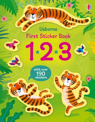Cover image for 9781803702780 - First Sticker Book 123