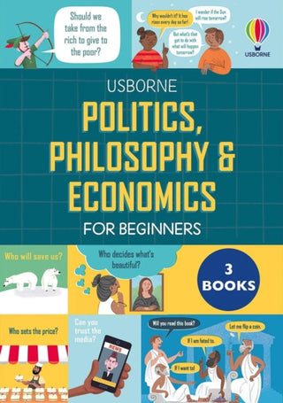 Cover image for 9781803704333 - Politics, Philosophy & Economics For Beginners Slipcase