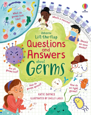 Cover image for 9781803704548 - Lift-the-flap Questions and Answers about Germs