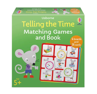 Cover image for 9781803704722 - Telling the Time Matching Games and Book