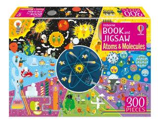 Cover image for 9781803704784 - Usborne Book and Jigsaw Atoms and Molecules