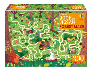 Cover image for 9781803705064 - Usborne Book and Jigsaw Forest Maze
