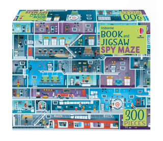Cover image for 9781803705071 - Usborne Book and Jigsaw Spy Maze