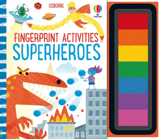 Cover image for 9781803705101 - Fingerprint Activities Superheroes