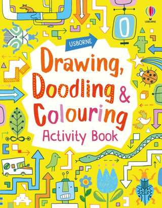 Cover image for 9781803705743 - Drawing, Doodling and Colouring Activity Book