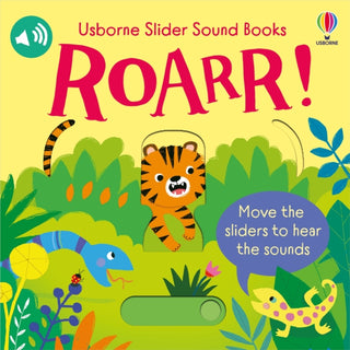 Cover image for 9781803706443 - Slider Sound Books: Roarr!