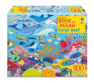 Cover image for 9781803708195 - Usborne Book and Jigsaw Coral Reef