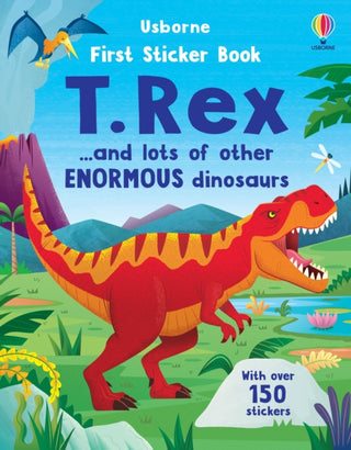 Cover image for 9781803709888 - First Sticker Book T. Rex