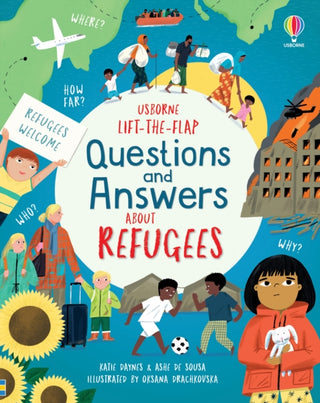 Cover image for 9781803709987 - Lift-the-flap Questions and Answers about Refugees
