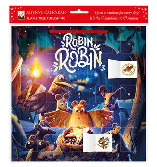 Cover image for 9781804170908 - Aardman: Robin Robin Advent Calendar (with stickers)