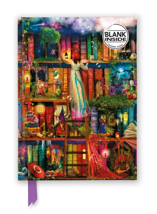 Cover image for 9781804175248 - Aimee Stewart: Treasure Hunt Bookshelves (Foiled Blank Journal)