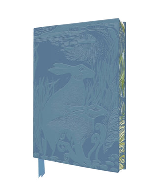 Cover image for 9781804178362 - Angela Harding: Rathlin Hares Artisan Art Notebook (Flame Tree Journals)