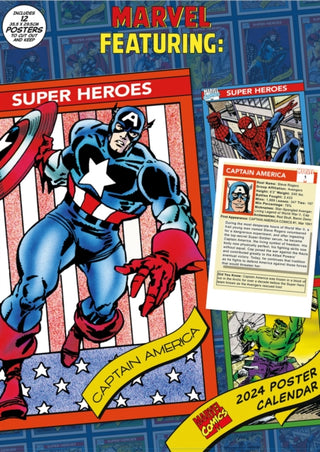 Supplemental image for 9781804231135 - Marvel Classics A3 Poster Calendar