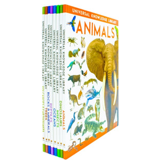 Cover image for 9781804457306 - Universal Knowledge Library: Animals and Nature; 8-Book Set