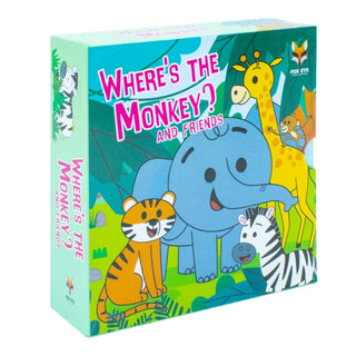 Cover image for 9781804459614 - Where's The Monkey and Friends;4-Book Collection