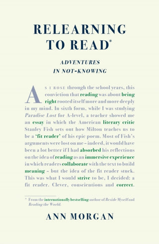 Cover image for 9781804471326 - Relearning to Read
