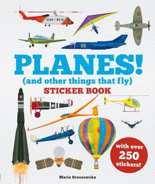 Supplemental image for 9781804537855 - Planes! Sticker Book