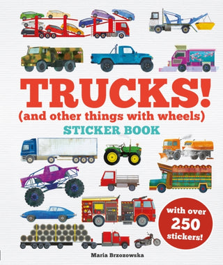 Supplemental image for 9781804537879 - Trucks! Sticker Book