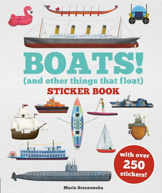 Supplemental image for 9781804537893 - Boats! Sticker Book