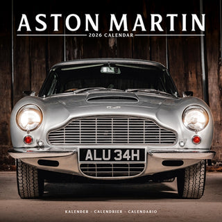 Cover image for 9781804607565 - Aston Martin Calendar 2026  Square Car Wall Calendar - 16 Month