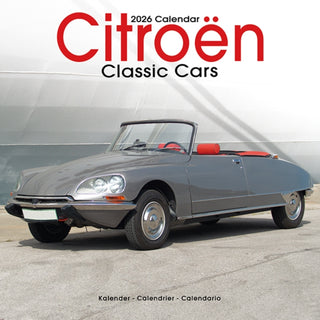 Cover image for 9781804607589 - Citroen Classic Cars Calendar 2026  Square Car Wall Calendar - 16 Month