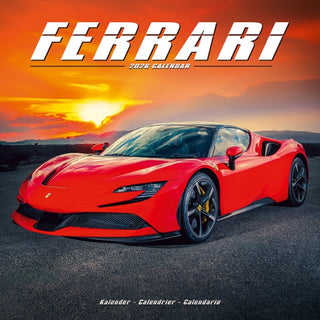 Cover image for 9781804607633 - Ferrari Calendar 2026  Square Car Wall Calendar - 16 Month