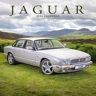 Cover image for 9781804607701 - Jaguar Calendar 2026  Square Car Wall Calendar - 16 Month