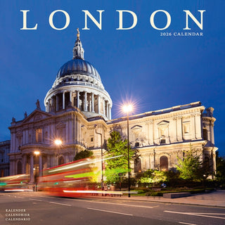 Cover image for 9781804607725 - London Calendar 2026  Square Travel Wall Calendar - 16 Month