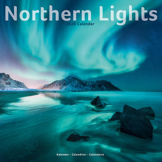 Cover image for 9781804607756 - Northern Lights Calendar 2026  Square Travel Wall Calendar - 16 Month