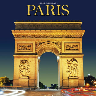 Cover image for 9781804607770 - Paris Calendar 2026  Square Travel Wall Calendar - 16 Month