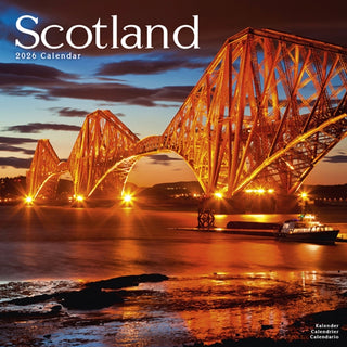 Cover image for 9781804607817 - Scotland Calendar 2026  Square Travel Wall Calendar - 16 Month