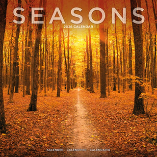 Cover image for 9781804607824 - Seasons Calendar 2026  Square Scenic Wall Calendar - 16 Month