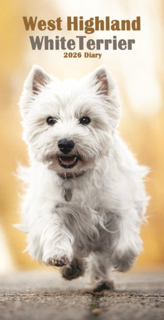 Cover image for 9781804608807 - West Highland White Terriers Slim Diary 2026